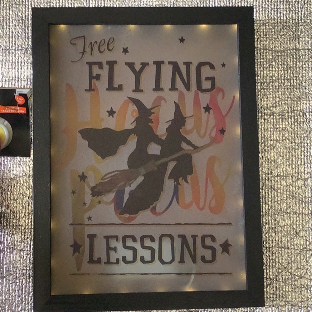 Happy Halloween Light Tabletop Sign